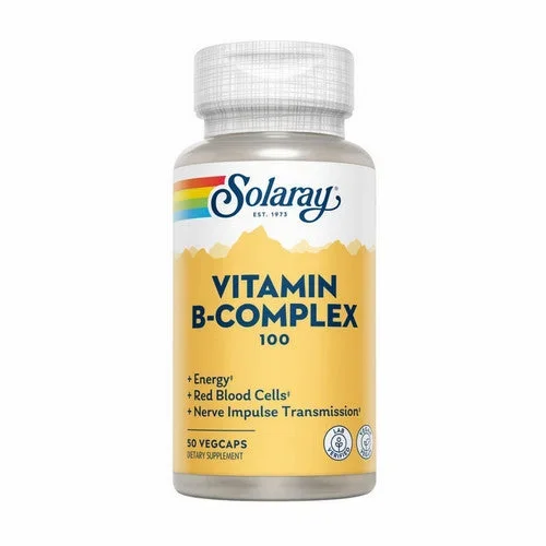 Solaray, B-Complex 100, 50 Caps