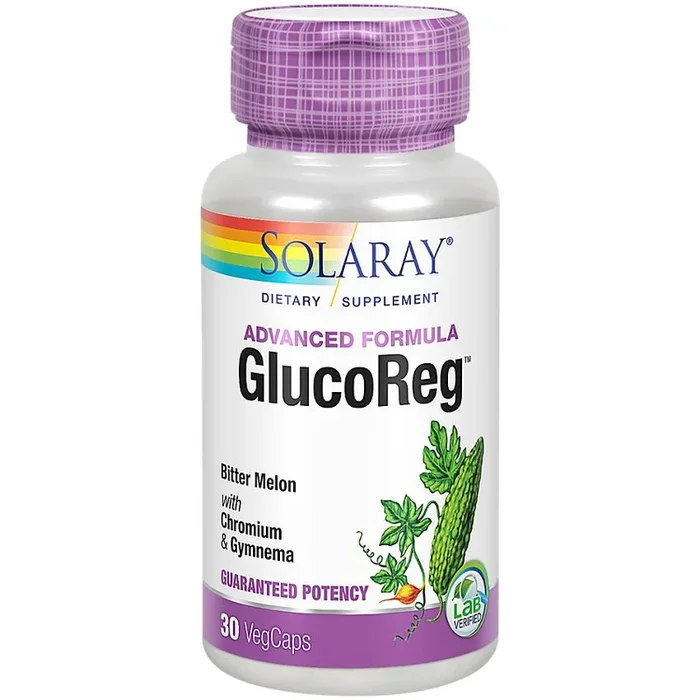 Solaray, Bitter Melon Form GlucoReg 500mg, 30 VegCaps