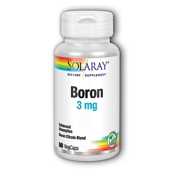 Solaray, Boron BioCitrate 500mcg, 60 VegCaps