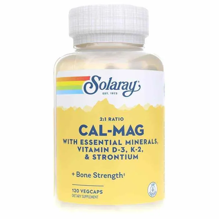 Solaray Cal-Mag 2:1 Ratio with D-3 & K-2 & Strontium