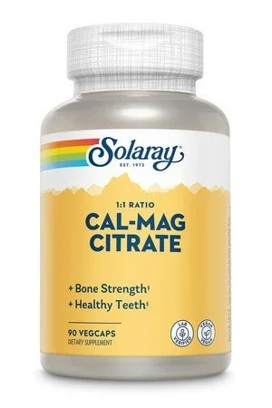 Solaray Cal-Mag Citrate 1:1 90 Capsule