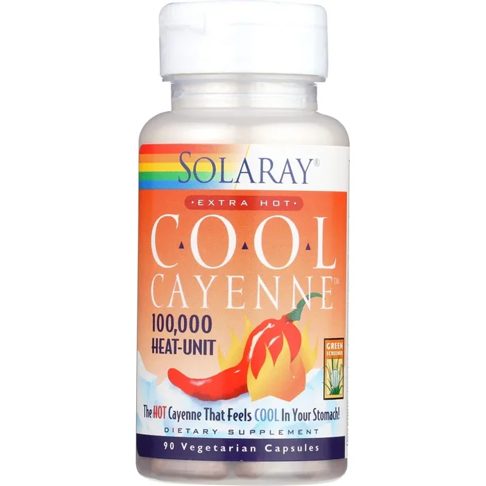 SOLARAY Cool Cayenne Extra Hot, 90 CT 08102