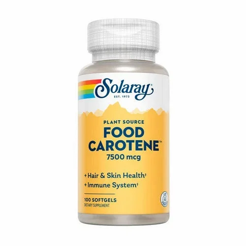 Solaray, Food Carotene, 25,000 IU, 100 Softgels