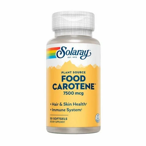 Solaray, Food Carotene, 75,000 Mcg, 50 Softgels