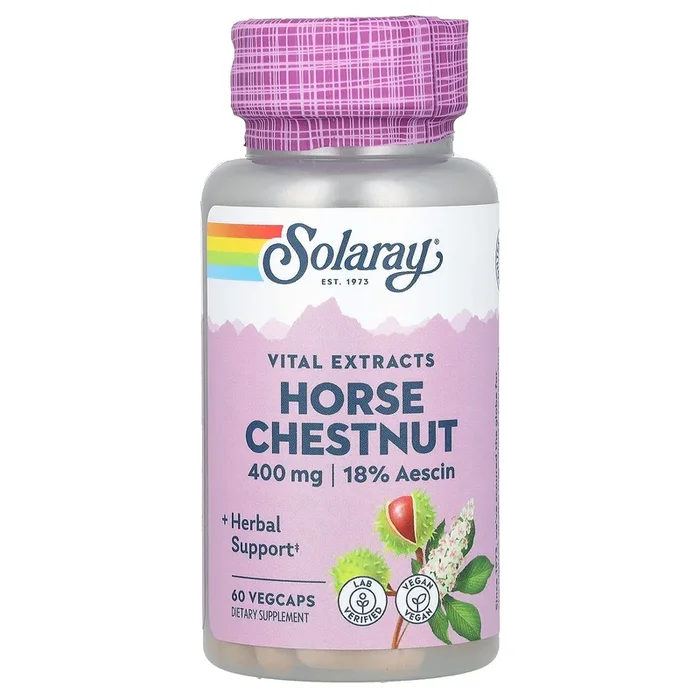 Solaray, Horse Chestnut Extract 400 mg, 60 VegCaps
