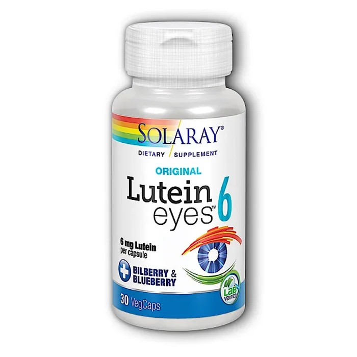 Solaray, Lutein Eyes 6mg, 30 VegCaps