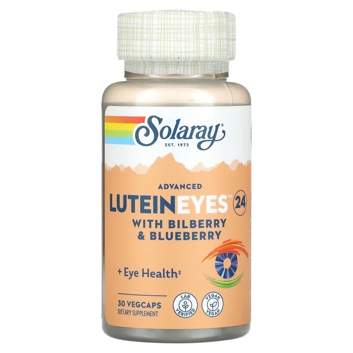 Solaray, Lutein Eyes Advanced 24mg, 30 VegCaps