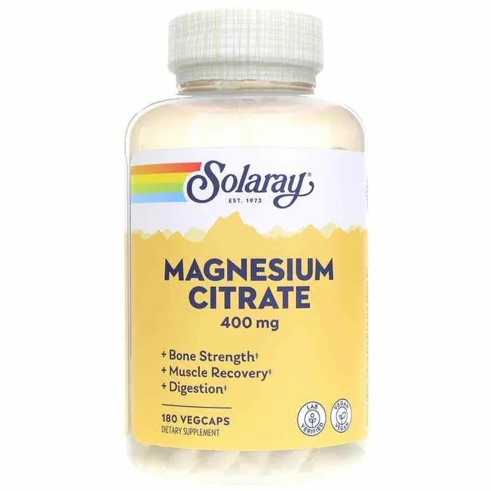 Solaray Magnesium Citrate 400 Mg
