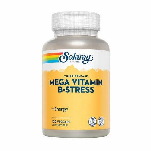 Solaray, Mega B-Stress, 120 Caps