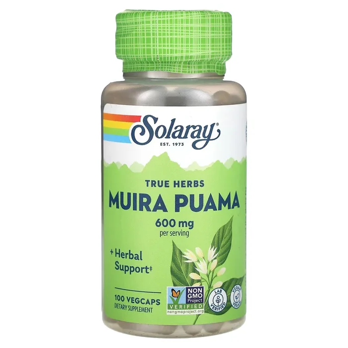 Solaray, Muira Puama Root 300mg, 100 VegCaps