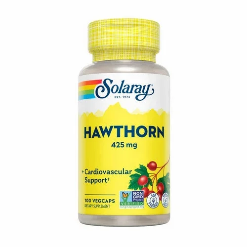 Solaray, Organically Grown Hawthorn Berry, 100 Veg Caps