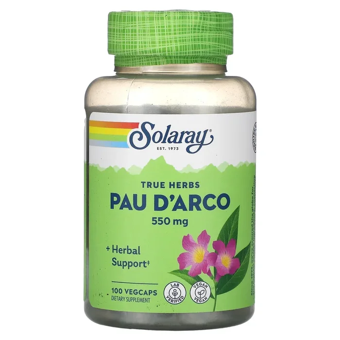Solaray, Pau D’Arco, 550 mg, 100 VegCaps