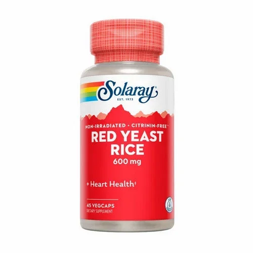 Solaray, Red Yeast Rice, 600 mg, 45 Veg Caps
