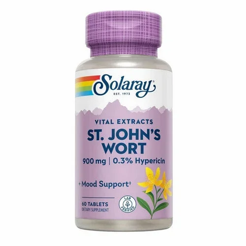 Solaray, St. John’s Wort One Daily, 60 Tabs