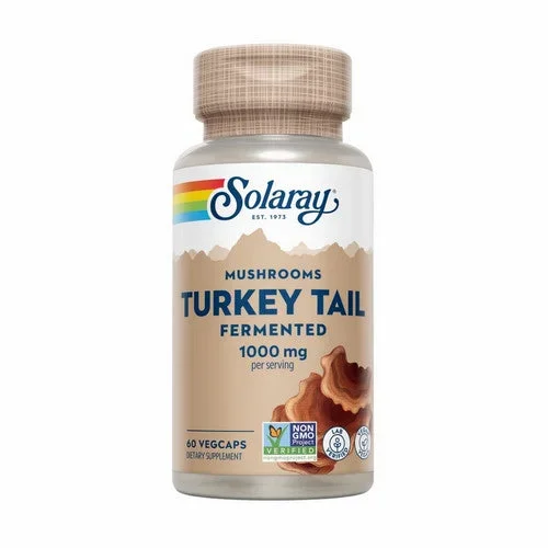Solaray, Turkey Tail Fermented Mushrooms, 500 mg, 60 Veg Caps