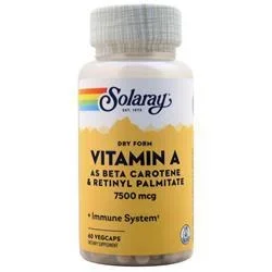 Solaray Vitamin A (7,500mcg) 60 vcaps