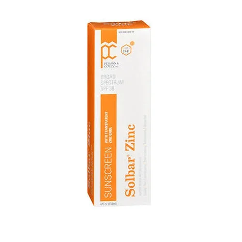 Solbar, Zinc Sunscreen Spf 38, 4 oz