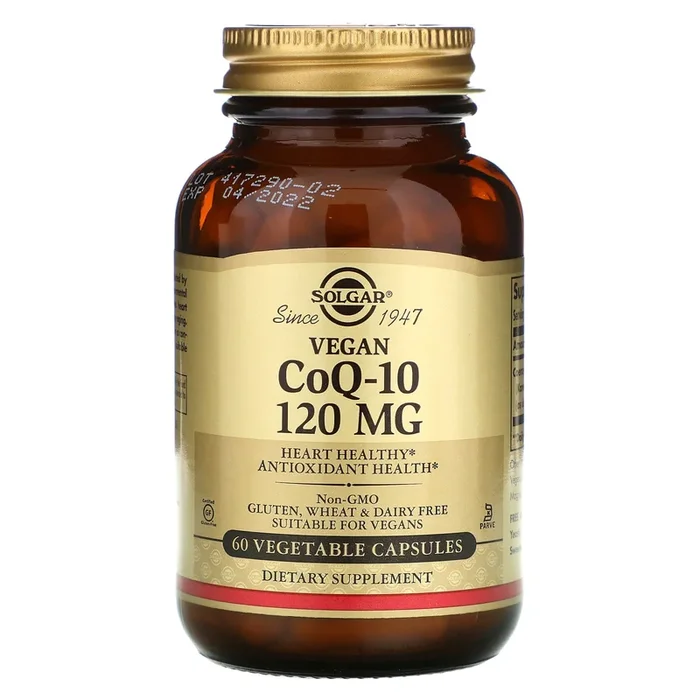 Solgar, CoQ-10, 120 mg, Vegan, 60 Vegetable Capsules