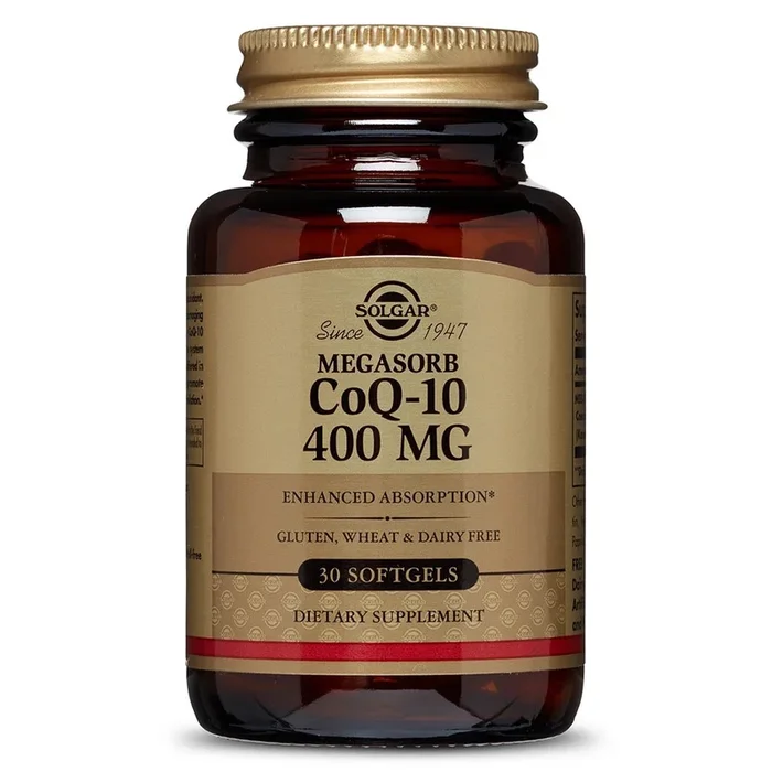 Solgar, CoQ-10, 400 mg, Megasorb, Coenzyme, 30 Softgels