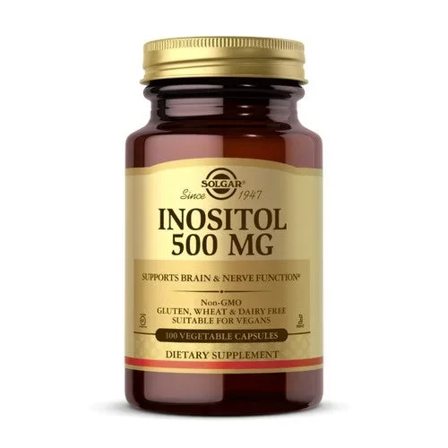Solgar, Inositol, 500 mg, 100 Veg Caps