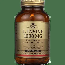 Solgar L-Lysine–100 Tablets-1000 mg