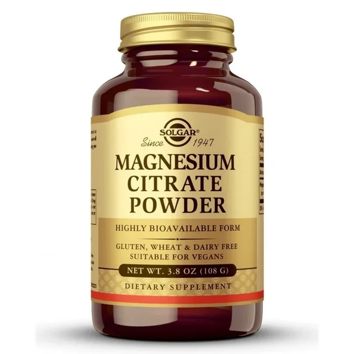 Solgar, Magnesium Citrate Powder, 3.8 oz (108 G)