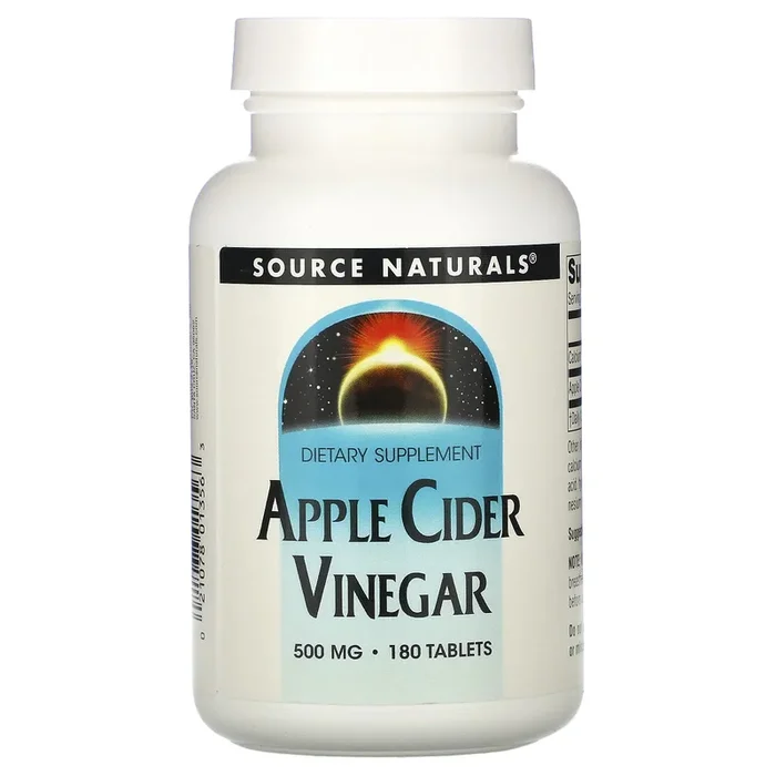 Source Naturals, Apple Cider Vinegar 500 mg, 180 Tablets