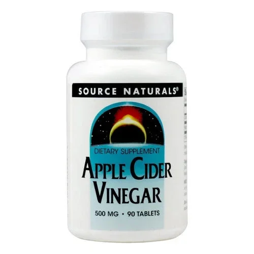 Source Naturals, Apple Cider Vinegar, 500 MG, 90 Tabs