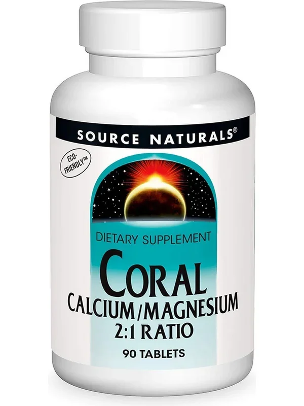 Source Naturals, Coral Calcium/Magnesium, 90 tablets