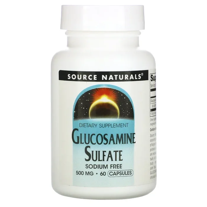 Source Naturals, Glucosamine Sulfate 500 mg, 60 Capsules