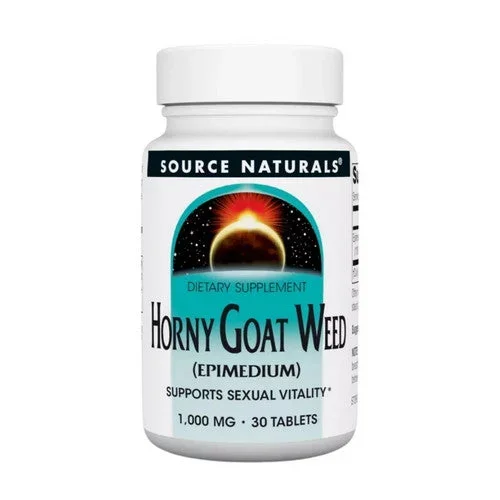 Source Naturals, Horny Goat Weed, 1000 MG, 30 Tabs