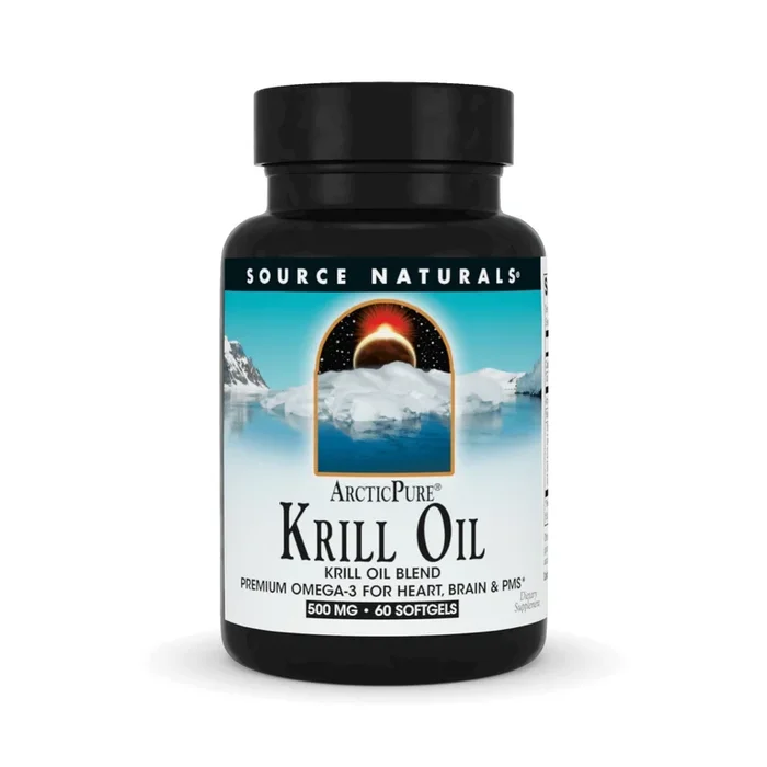 Source Naturals, Inc. Arctic Pure Krill Oil 500mg 60 Softgel