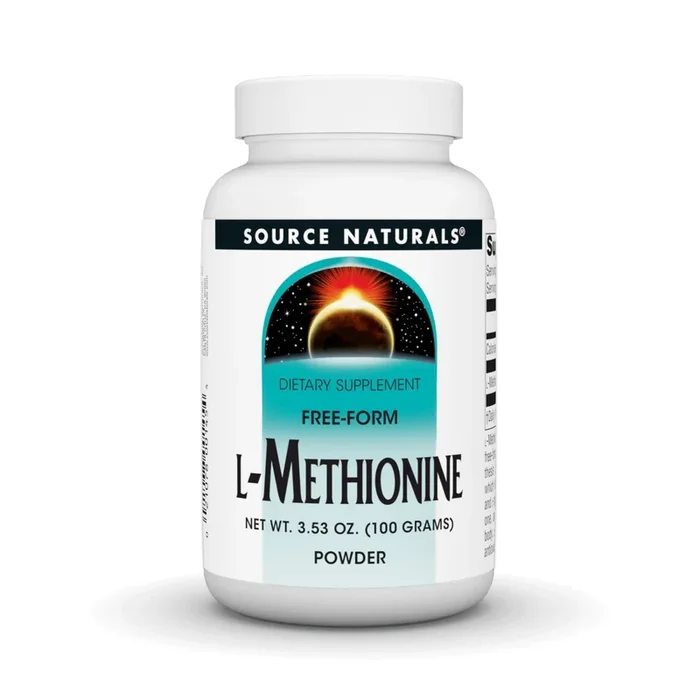 Source Naturals, Inc. L-Methionine Powder 100 Gram 3.53 oz Powder