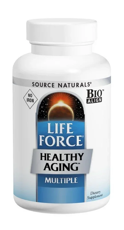 Source Naturals, Inc. Lifeforce Healthy Aging No Iron 60 Tablet