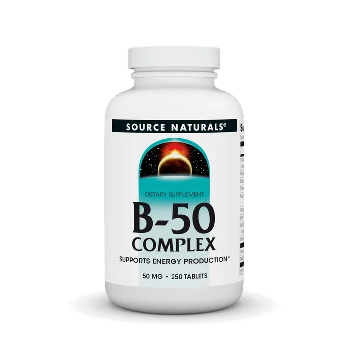 Source Naturals, Inc. Vitamin B-50 Complex Yeast Free 50mg 250 Tablet