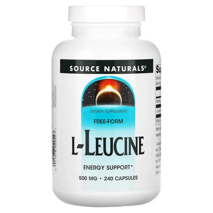 Source Naturals, L-Leucine 500 mg, 240 Capsules