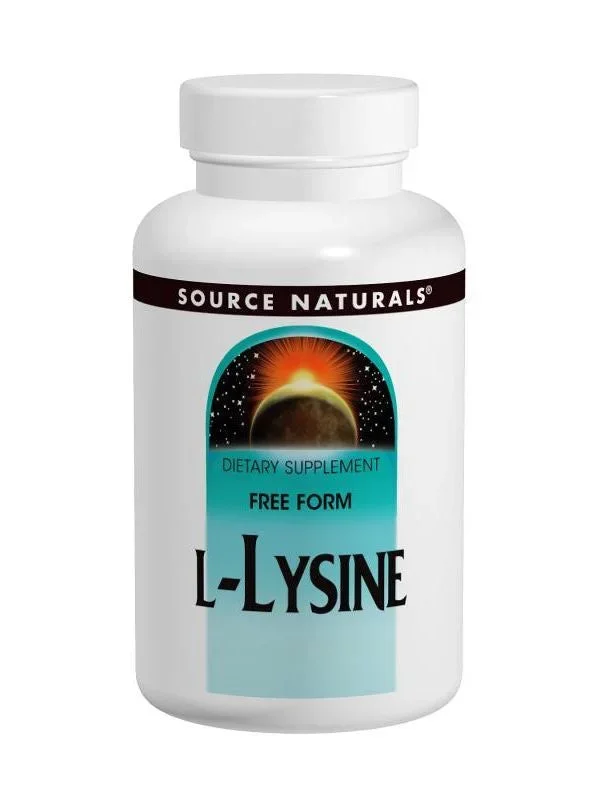 Source Naturals, L Lysine, 500mg, 200 ct