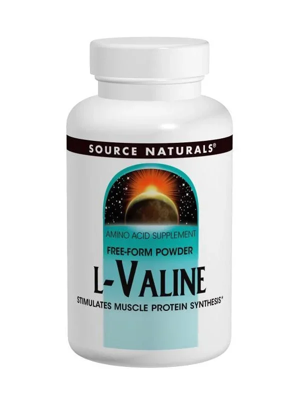 Source Naturals, L Valine powder 100 gm, 100 powder