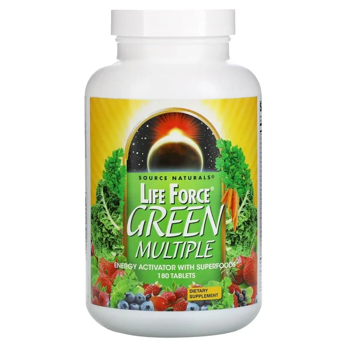 Source Naturals, Life Force Green Multiple, 180 Tablets