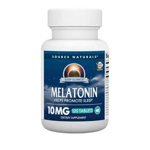 Source Naturals, Melatonin, 10 mg, 120 Tabs