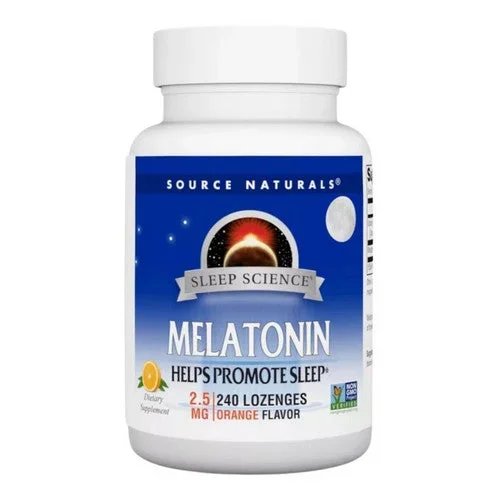 Source Naturals, Melatonin, 2.5 mg, Sublingual Orange 240 Tabs