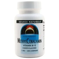 Source Naturals Methyl Cobalamin (1mg) Cherry 240 lzngs