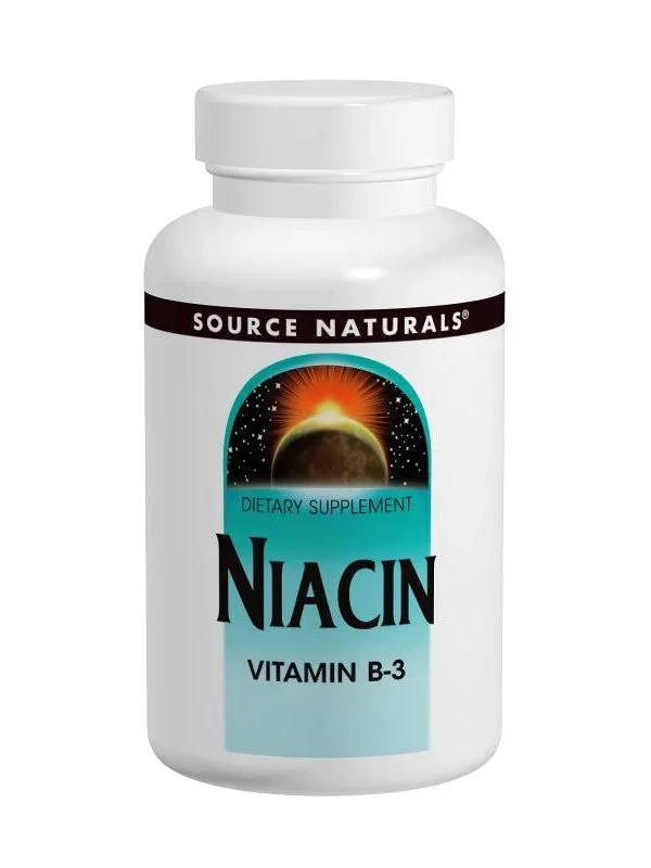 Source Naturals, Niacin Vitamin B 3, 100mg, 250 ct