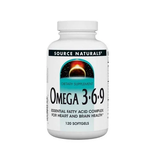 Source Naturals, Omega 3, 6, 9, 120 Softgels