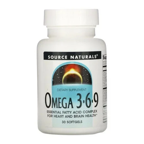 Source Naturals, Omega 3, 6, 9, 30 Softgels