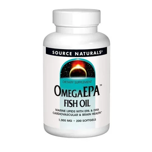 Source Naturals, Omega Epa Fish Oil, 1000 MG, 200 Softgel