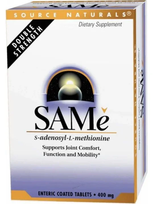 Source Naturals, SAMe, 200mg S Adenosyl L Methionine Enteric Coated, 20 ct