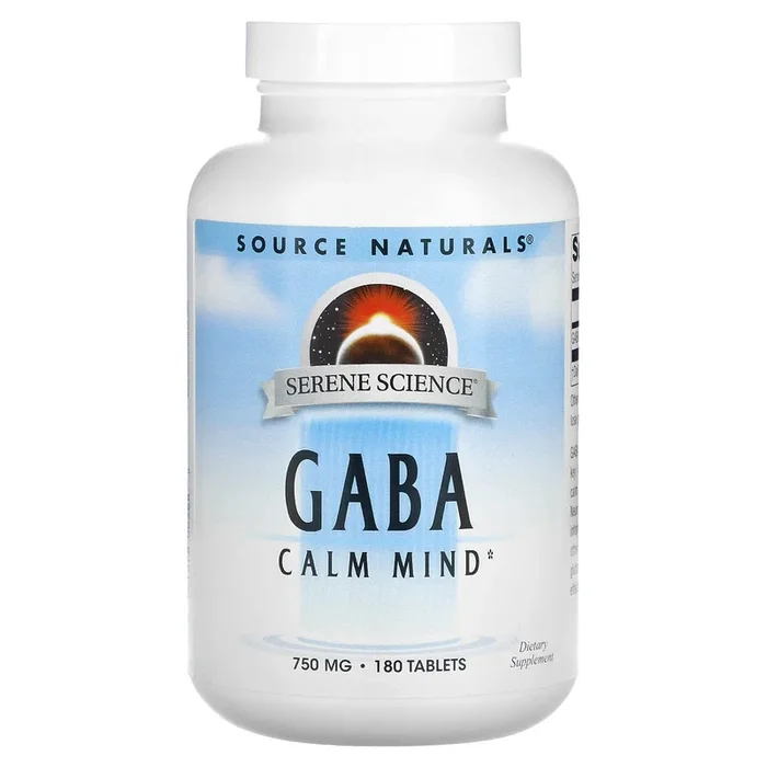 Source Naturals, Serene Science® GABA 750 mg, 180 Tablets