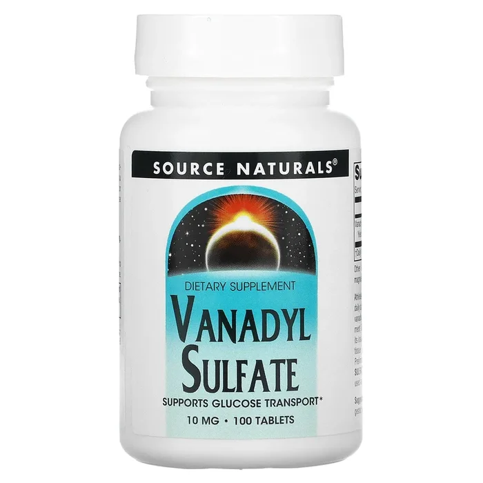 Source Naturals, Vanadyl Sulfate 10 mg, 100 Tablets