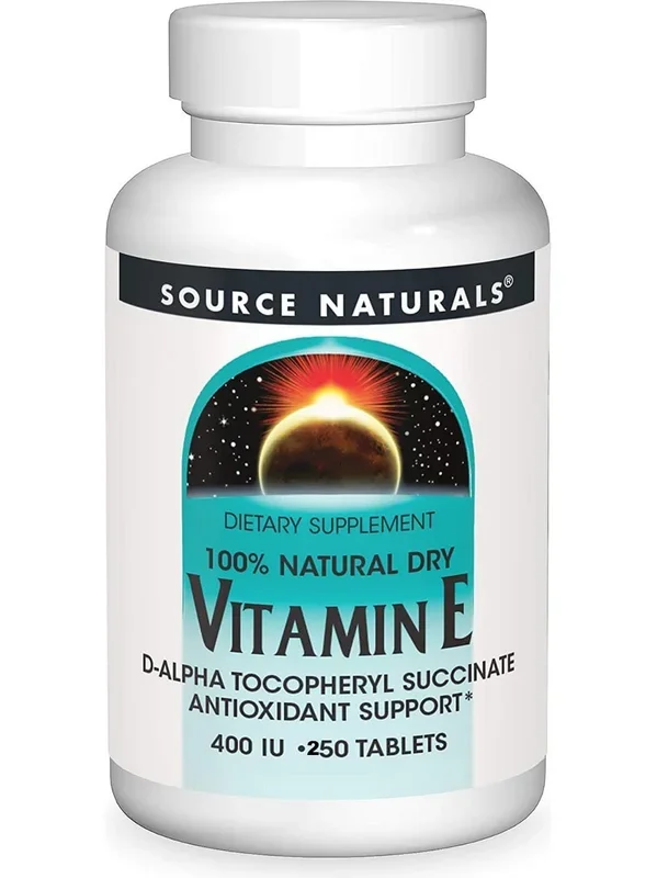 Source Naturals, Vitamin E 400 IU d-alpha Tocopherol, 250 tablets